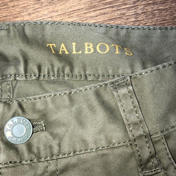 TALBOTS size 6 petite green pants - Picture 4 of 4